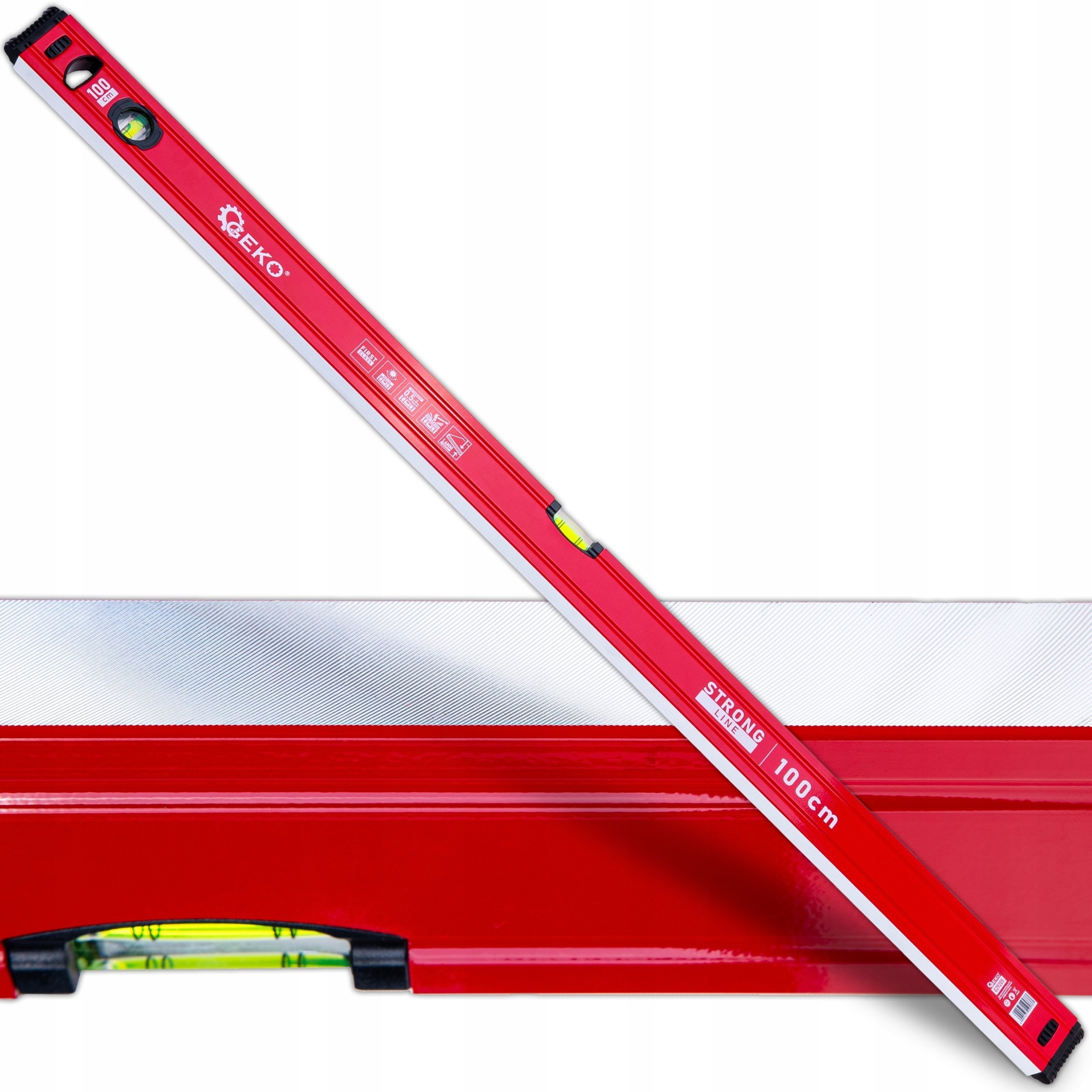 Poziomnica aluminiowa 1000mm STRONG LINE (50)