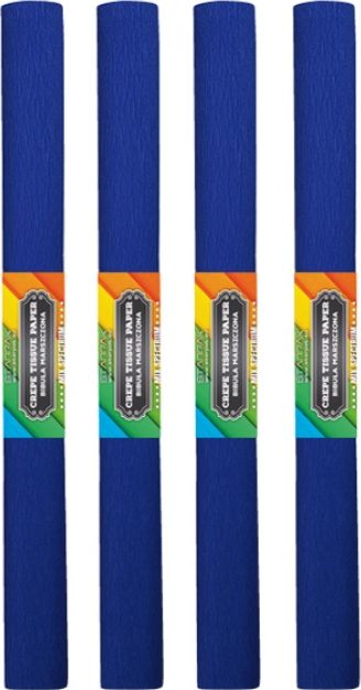 Starpak Bibuła marszczona 50x200cm granatowa 10szt.