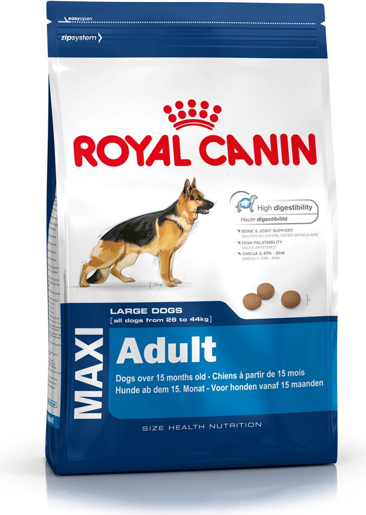 Royal CaninMaxi Adult karma sucha dla psów dorosłych, do 5 roku życia, ras dużych 4 kg