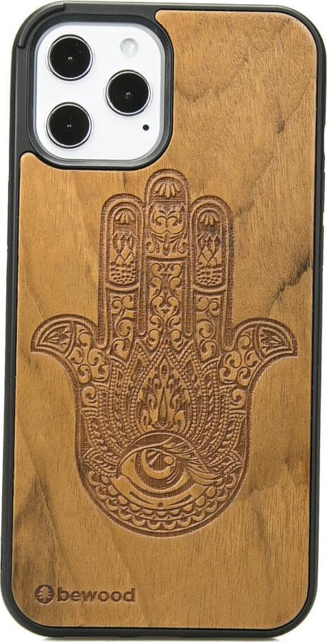 BeWood Drewniane Etui iPhone 12 Pro Max HAMSA IMBUIA