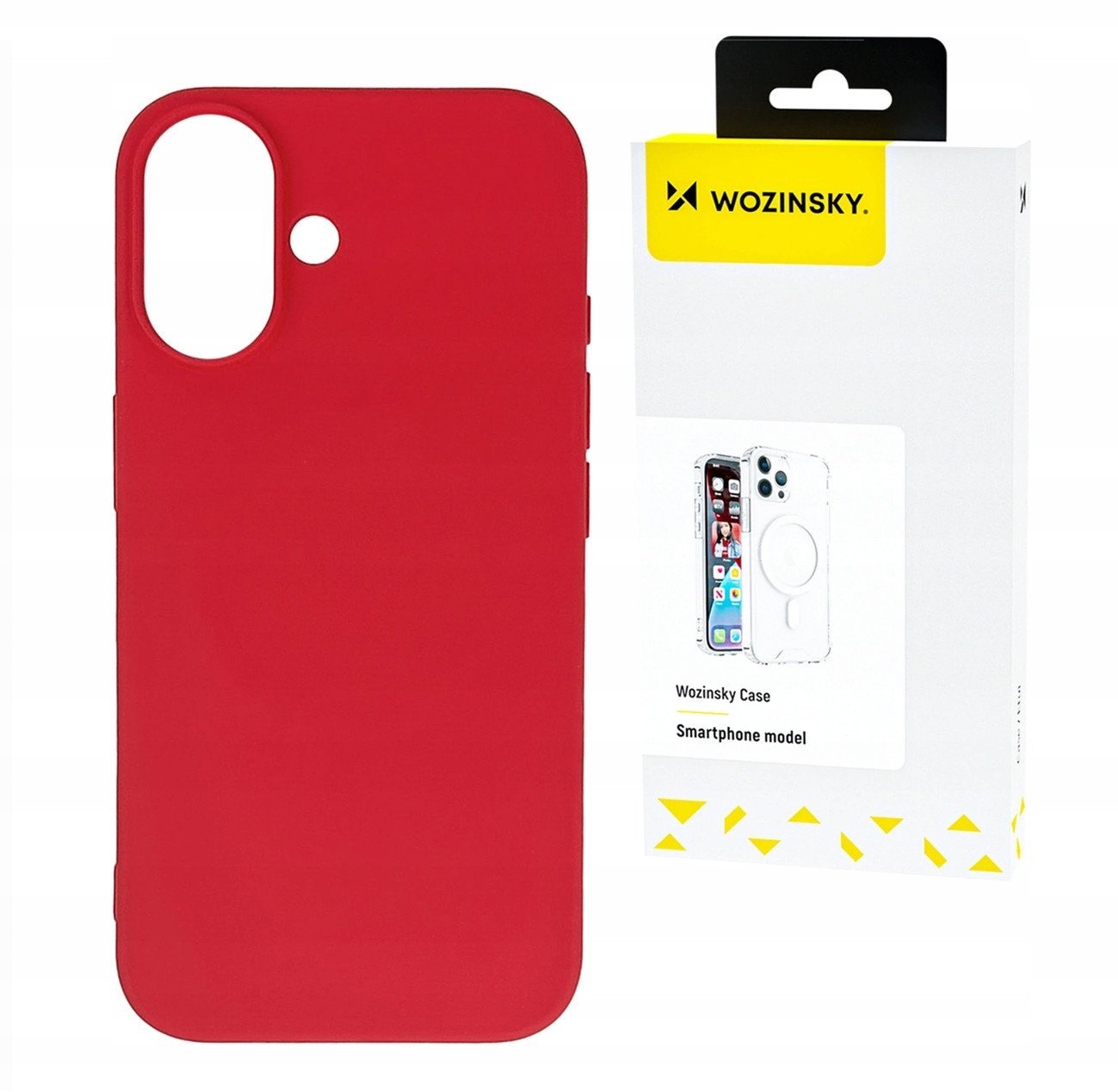 Silikonowe etui Wozinsky Silicone Case na Samsung Galaxy S25+ - czerwone