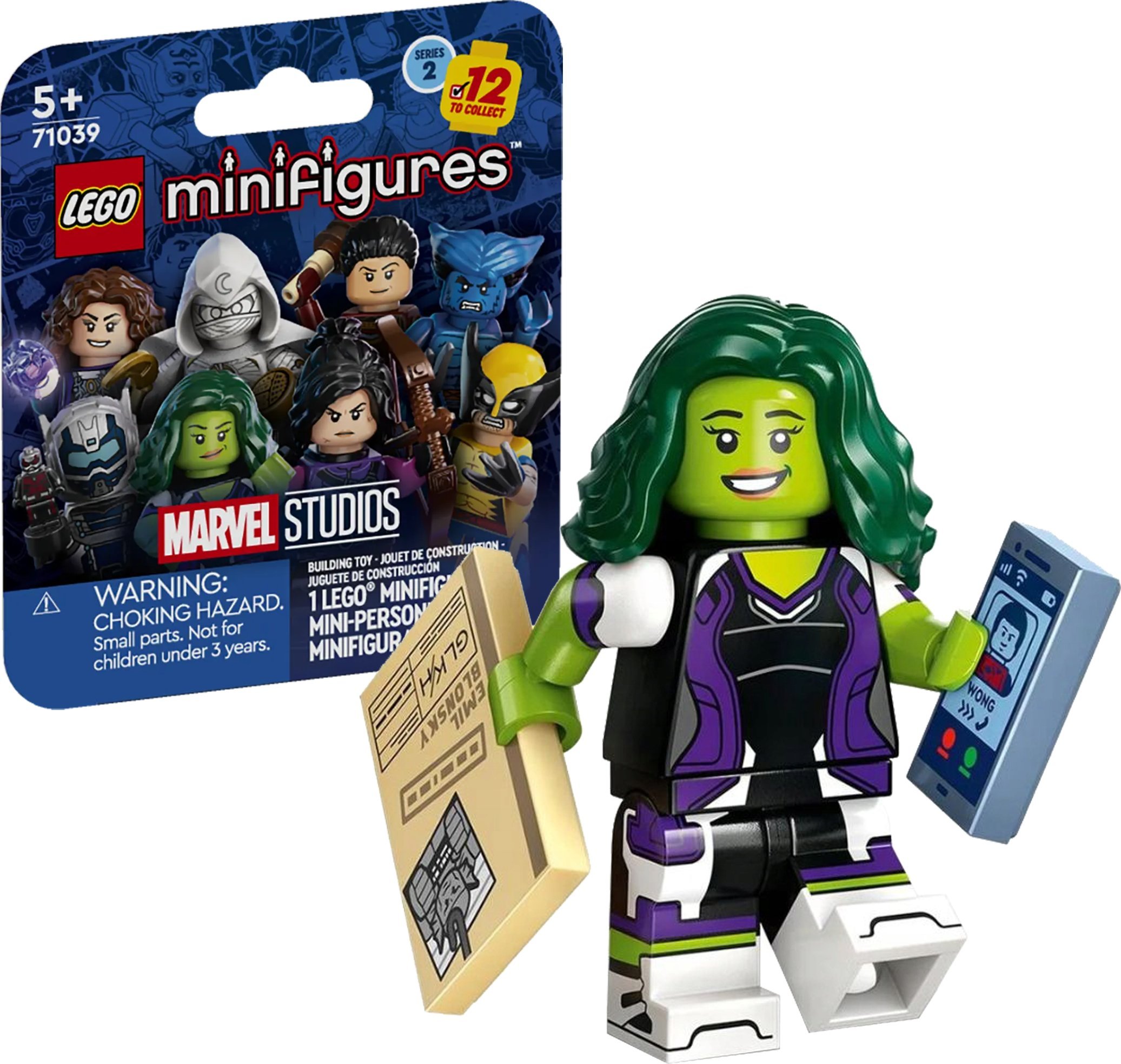 71039 - LEGO Minifigures - PANI HULK - Marvel Seria 2