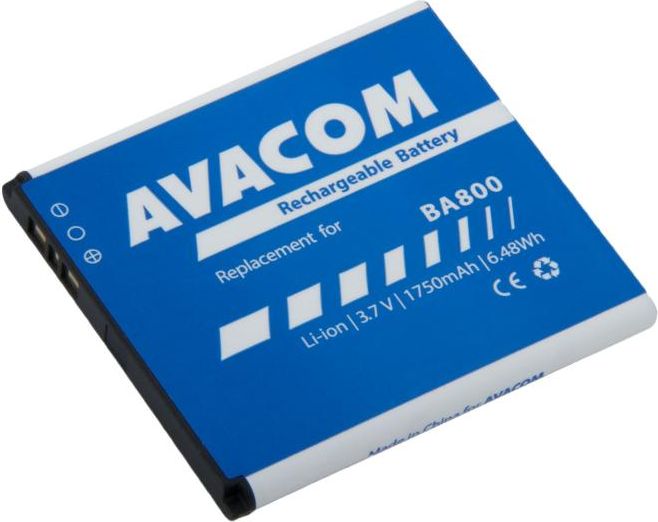 Bateria Avacom do telefonu komórkowego Sony Ericsson Li-Ion 3,7V 1750mAh (GSSO-BA800-S1750)