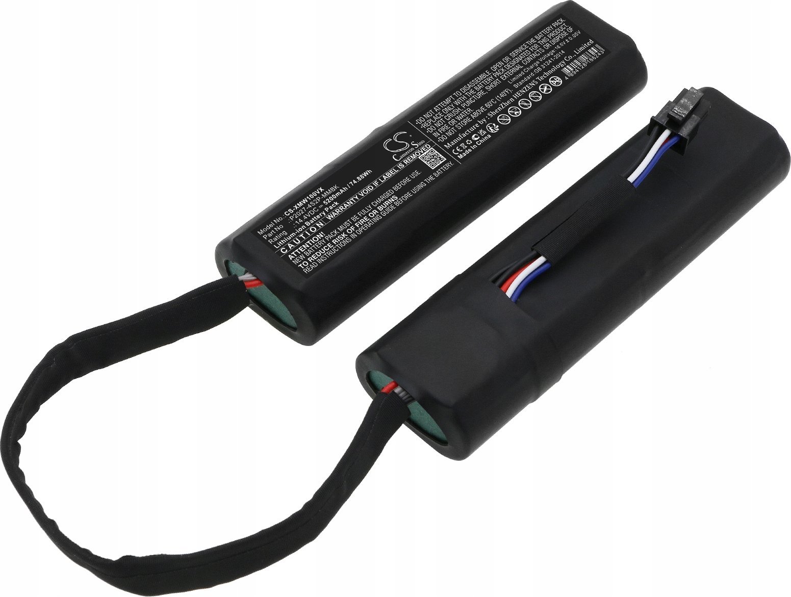 Cameron Sino Akumulator Bateria Typ P2027-4s2p-mmbk Do Xiaomi Mijia Self Cleaning Robot Vacuum Mop Pro / Mop Cleaner / Dreame W10 W10 Pro W10s / Cs-xm