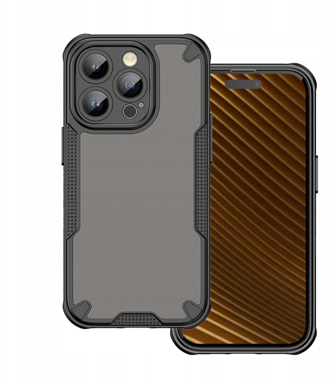 Nakładka Defender Matt case do iPhone 17 Pro czarny