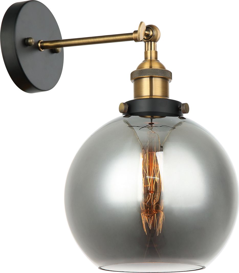 Kinkiet Italux Lampa ścienna dymiona Italux Cardena MBM-4330/1 GD+SG