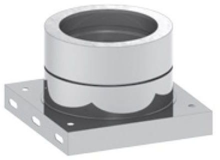 Jeremias Płyta fundamentowa z odpływem skroplin w dół fi110 DW-ECO (DWETN05110)