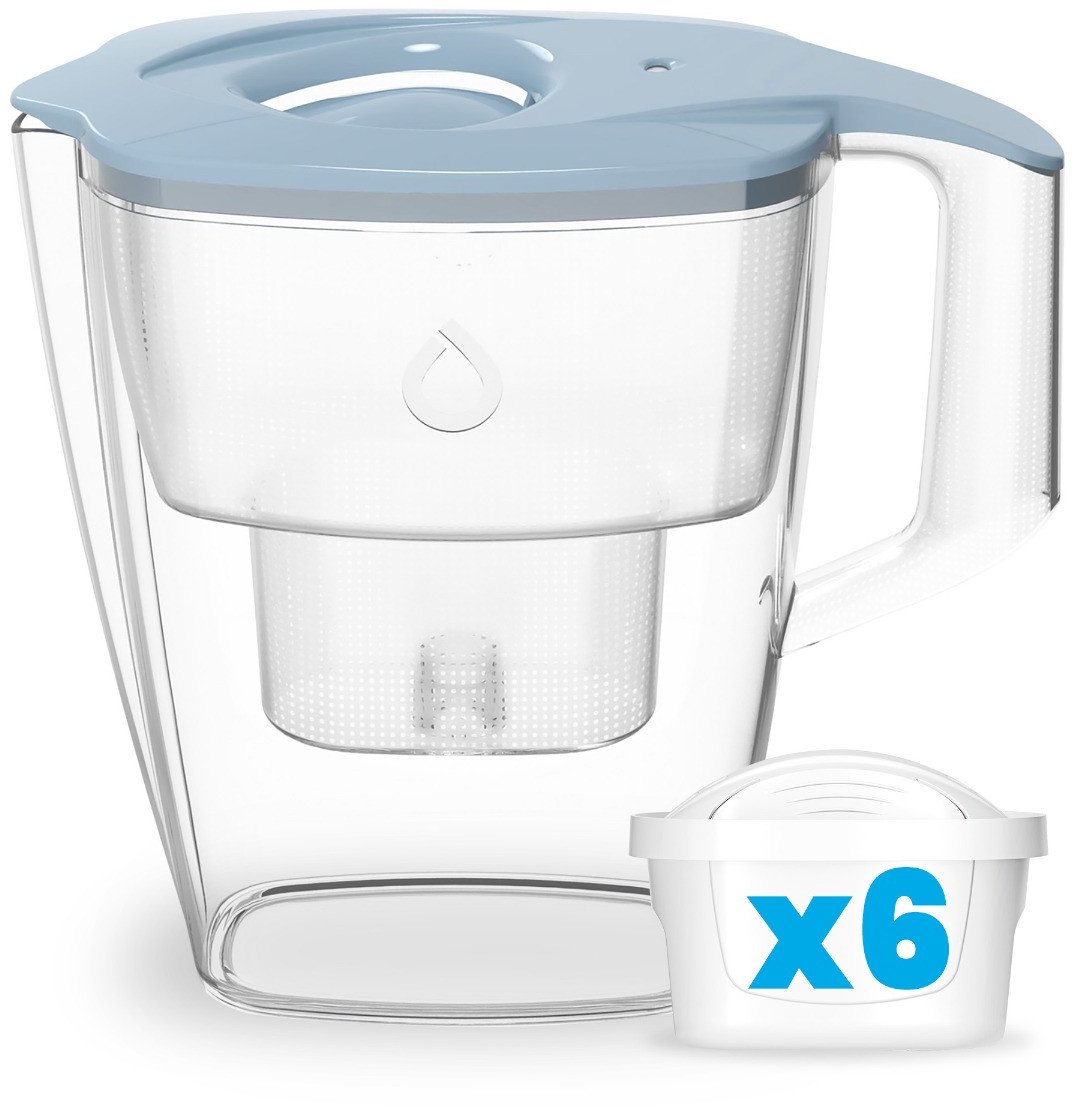 Dzbanek filtrujący Dafi Dzbanek Filtrujący MILA Lazurowy 3l Manualny 6 Wkładów Unimax