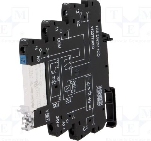 Weidmuller Przekaźnik przemysłowy 1P 6A 24V DC TRS 24VDC 1CO (1122770000)