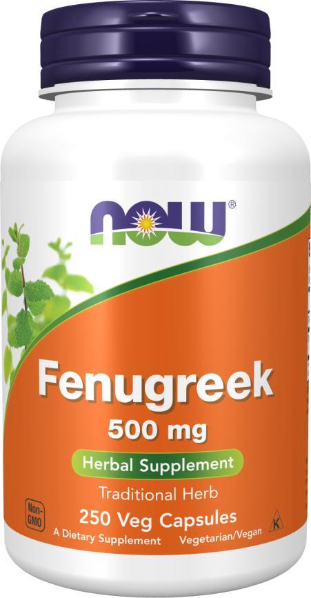 NOW Foods Kozieradka Fenugreek 500 mg 250 kapsułek NOW FOODS
