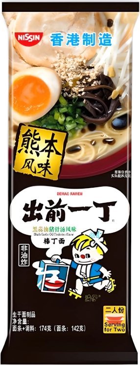 Nissin Zupa Damae Ramen Black Garlic Oil Tonkotsu o smaku wieprzowym 174g - Nissin