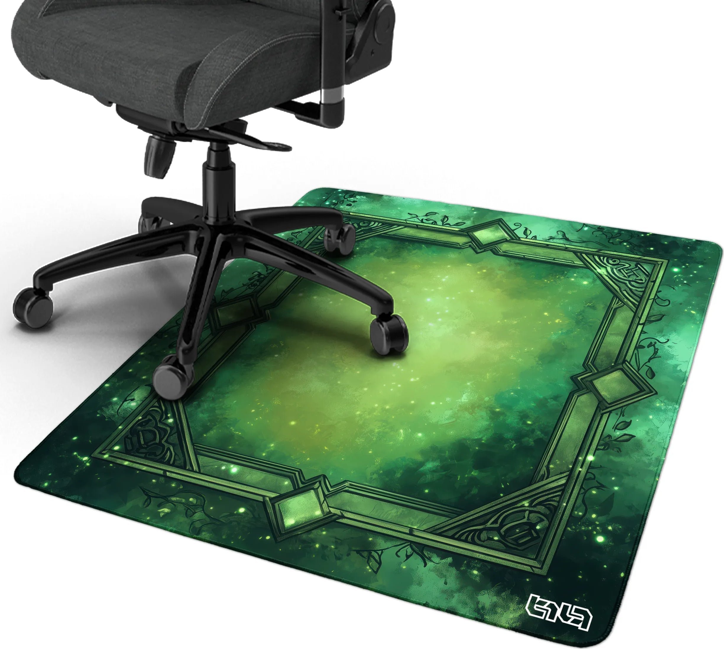 Tilt Mata pod Krzesło Szmaragdowy Obraz 100x100