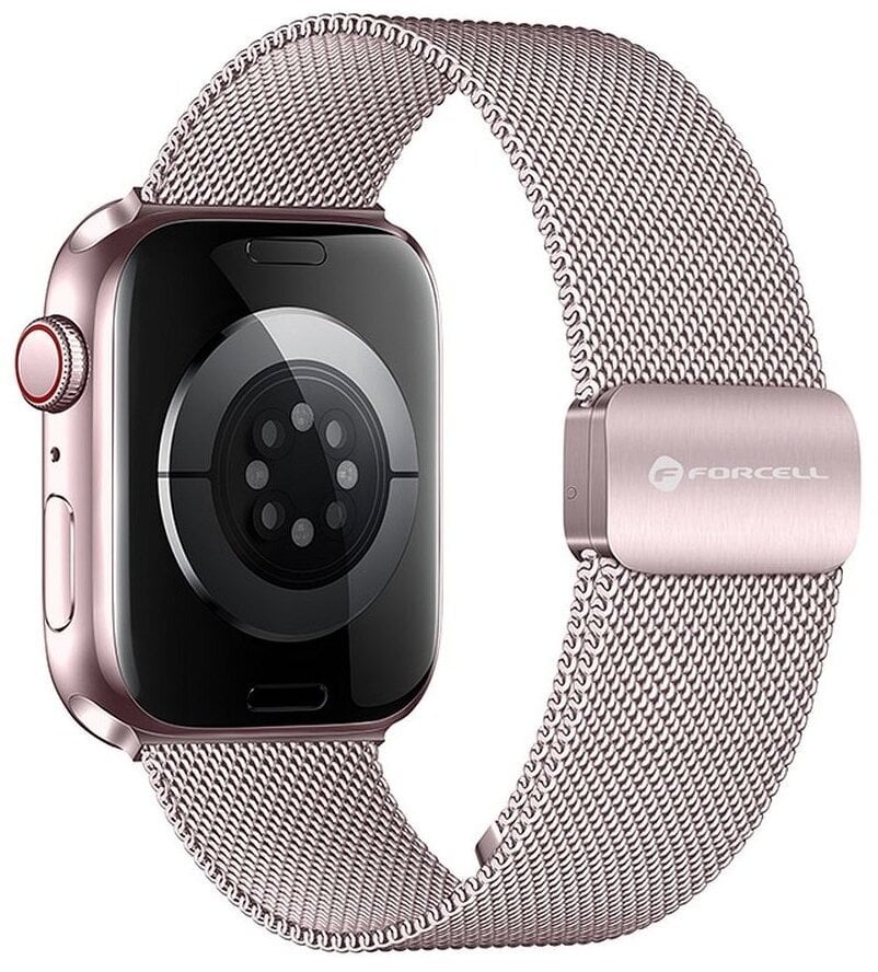 ForCell Pasek do Apple Watch F-Design FA14 magnetyczny stal 38 / 40 / 41 mm różowy