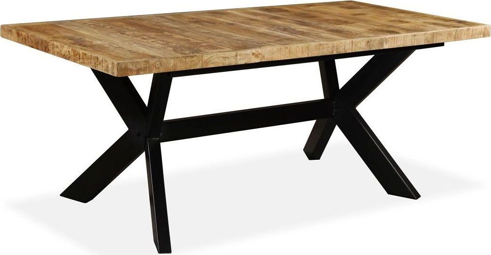 Elior Stół z drewna mango Kalis 3X jasnobrązowy