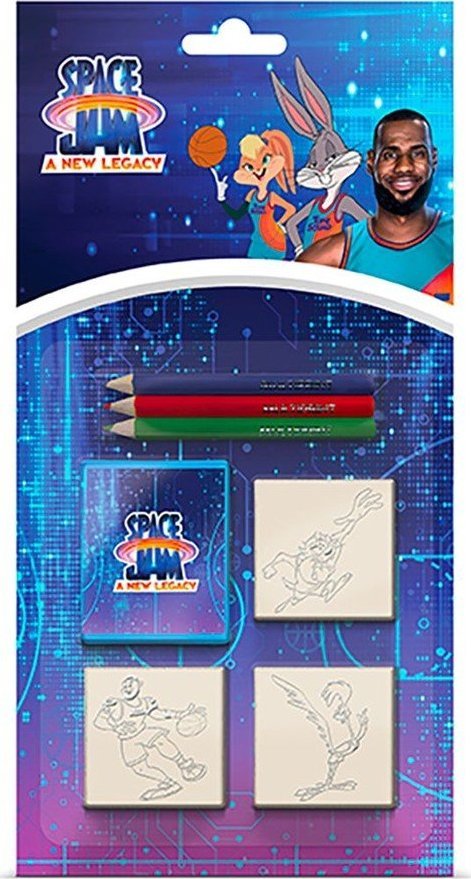 Multiprint MULTIPRINT KOSMICZNY MECZ PIECZĄTKI BLISTER 3 SZT.