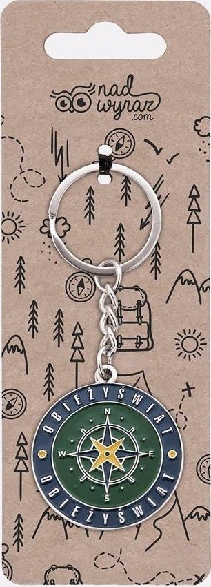 Breloczek Nadwyraz.com Brelok Obieżyświat