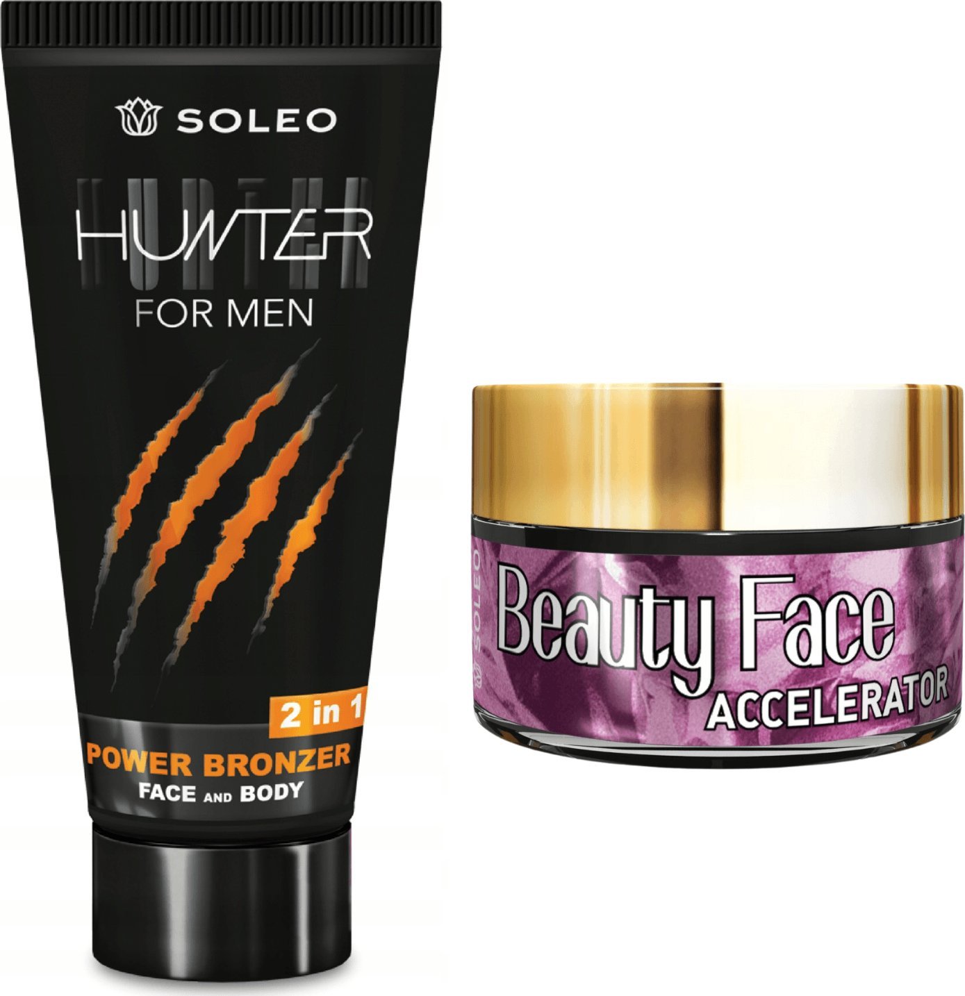 Soleo Soleo Hunter Bronzer + Słoiczek Beauty Face
