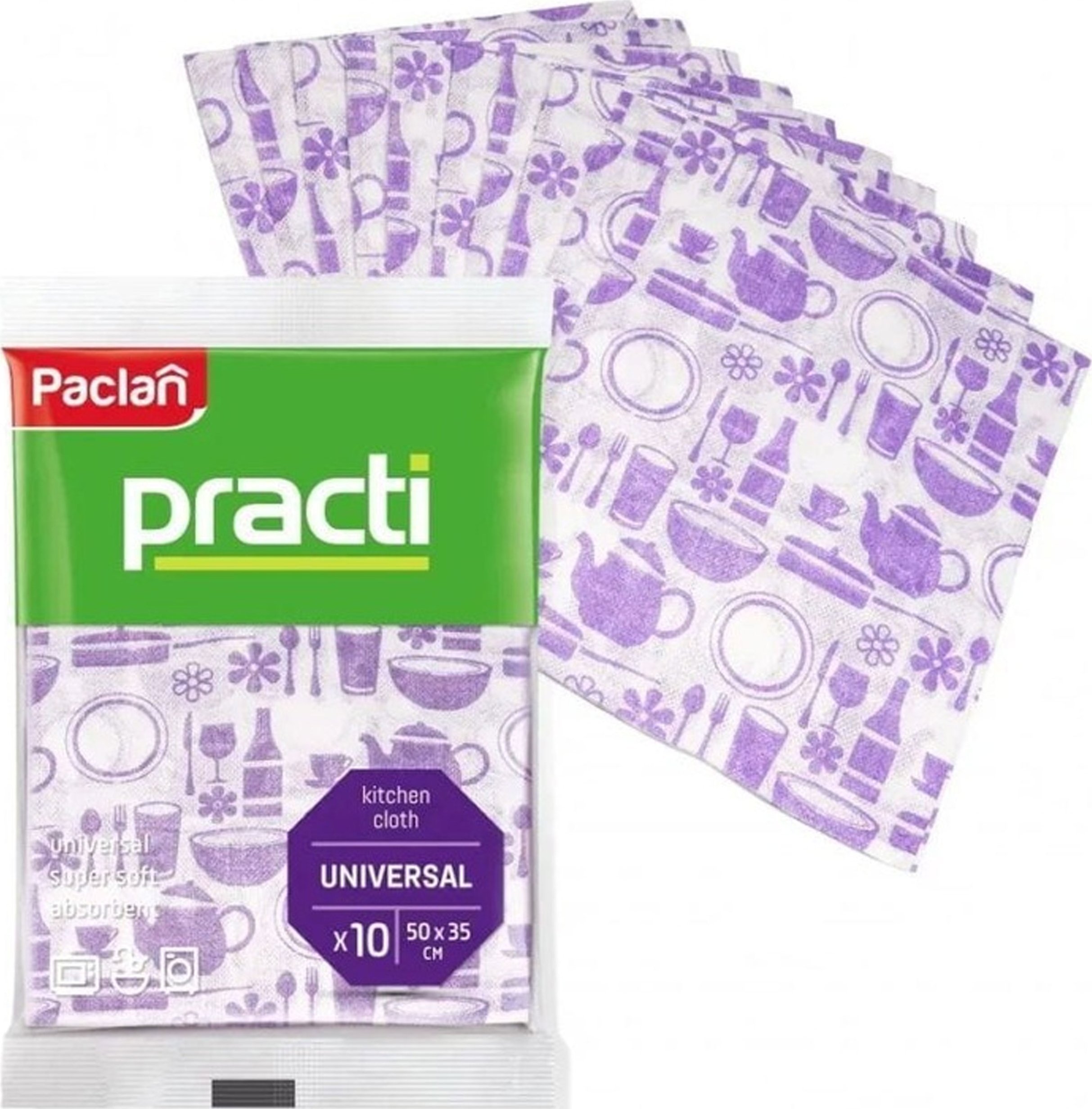 Osram Paclan Practi Ścierki Uniwersalne Ściereczki 35x50cm 10 szt.