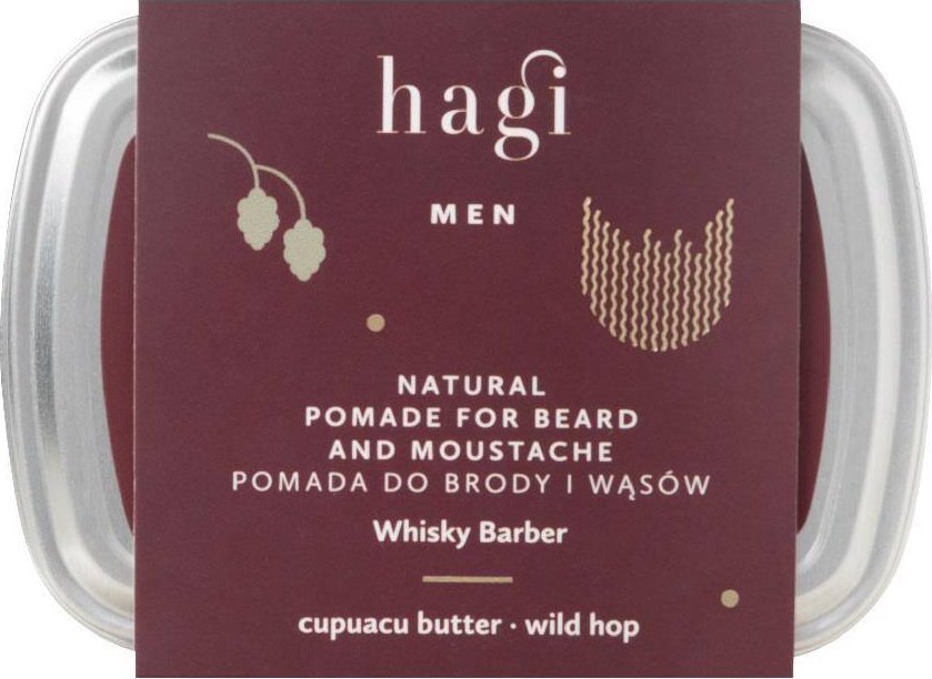 Hagi Hagi Naturalna pomada do brody i wąsów Whisky Barber 70ml