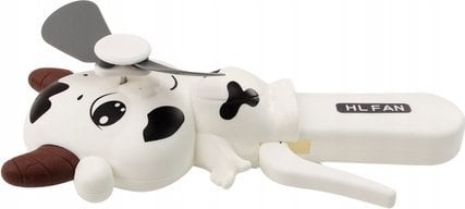 LeanToys Wiatrak Ręczny Krówka Mini Wiatraczek Dla Dzieci 3 Kolory