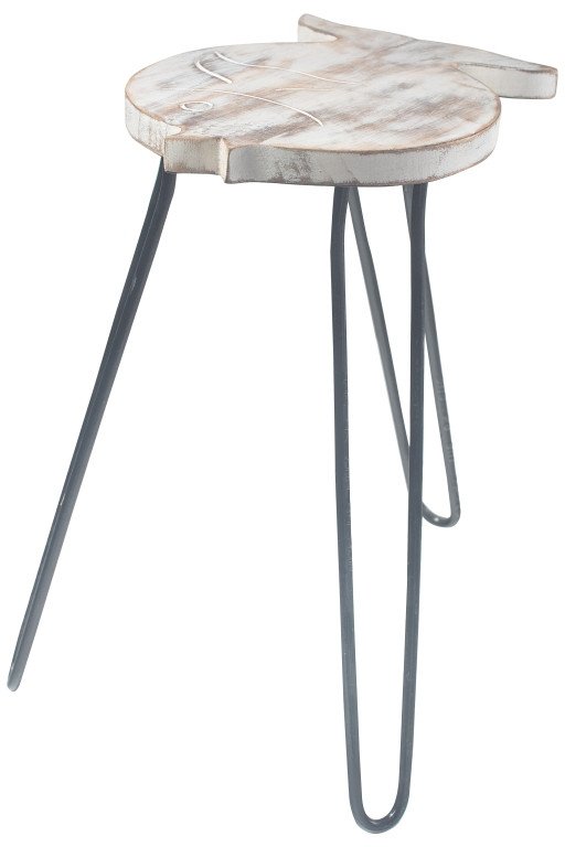 Stojak z Drewna Albasia - Bielona Ryba