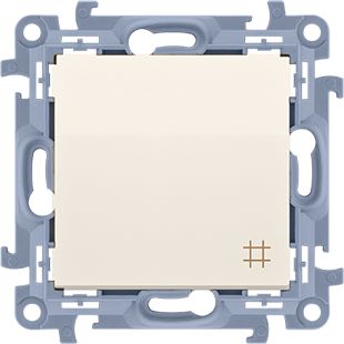 Kontakt-Simon Łącznik krzyżowy Simon 10 pojedynczy 10AX kremowy (CW7.01/41)