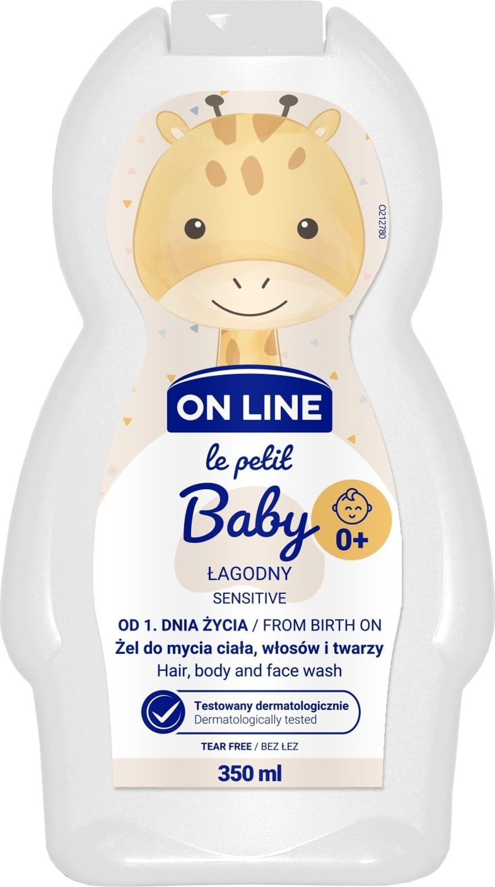 Online USV Systeme On Line Le Petit Baby Łagodny Żel 3w1 do mycia twarzy,ciała i włosów - od 1 dnia życia 350ml