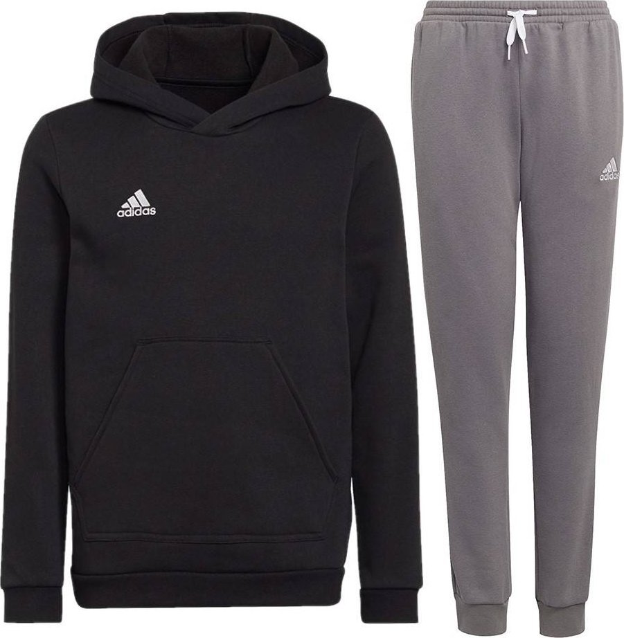 Adidas Dres dziecięcy Adidas Entrada 22 komplet czarny + szary