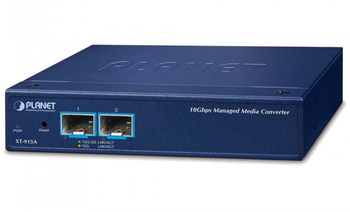 Planet 2-Port SFP+ Managed Media Converter XT-915A