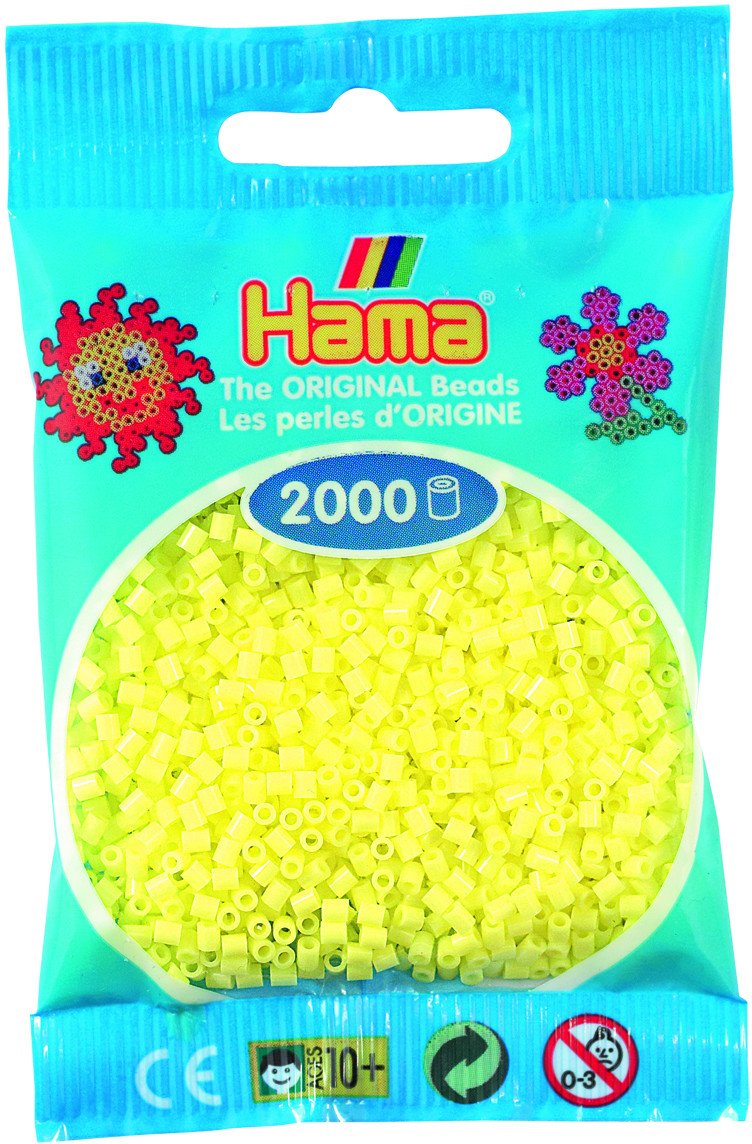 Hama mini beads 2000 pcs. pastel yellow