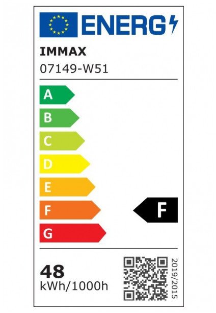 Immax Neo 07149-W51 - Led Ściemniana Lampa Lite Areas 48W/230V Tuya Wi-Fi +Pilot + 4 Szt Aa Baterii Za Darmo