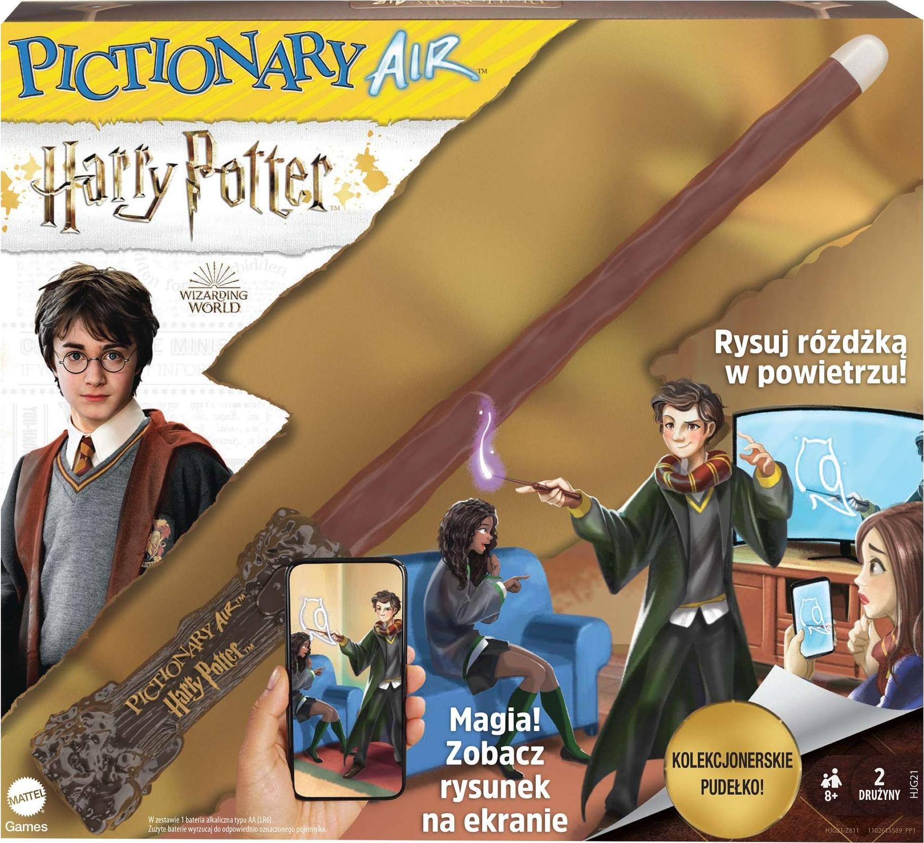 Mattel Rodzinna Gra Towarzyska Harry Potter Pictionary Air