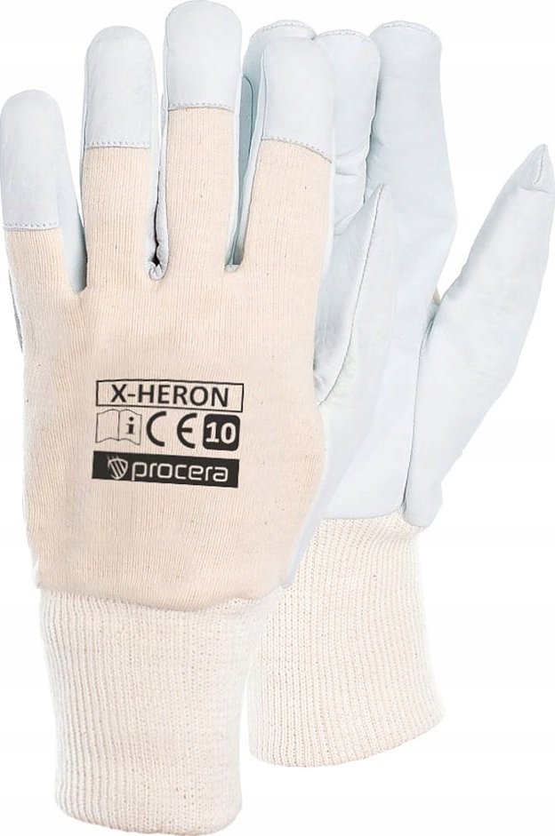PROCERA Rękawice Ochronne Wzmocnione Kozią Skórą X-Heron 9 Procera Prc-X-Heron 5908274512517