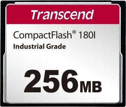 Karta Transcend CF180I Compact Flash 256 MB (TS256MCF180I)