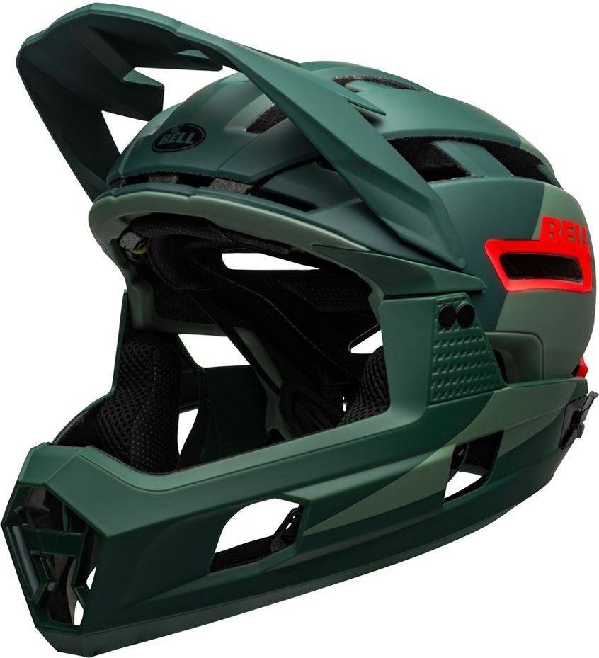 Bell Kask full face SUPER AIR R MIPS SPHERICAL matte gloss green infrared r. M 55–59 cm (308752)