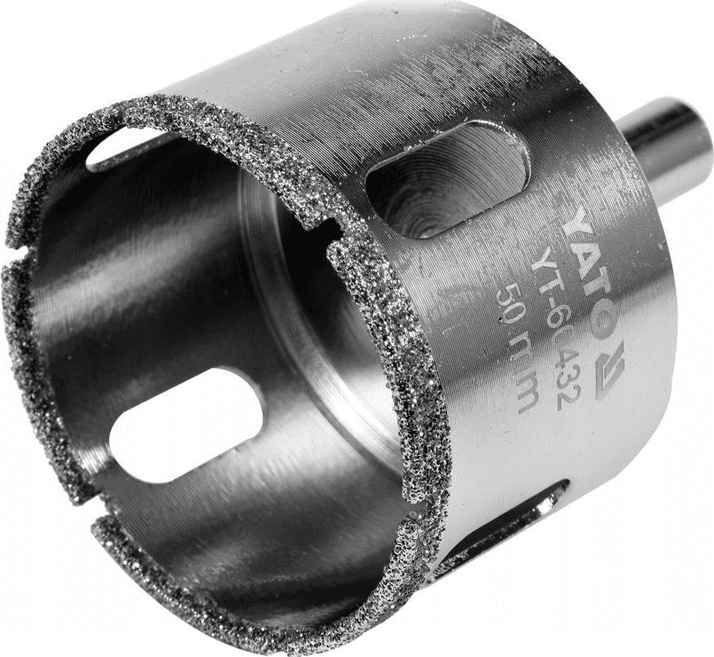 Wiertło Yato do szkła i glazury diamentowe walcowe 50mm (YT-60432)