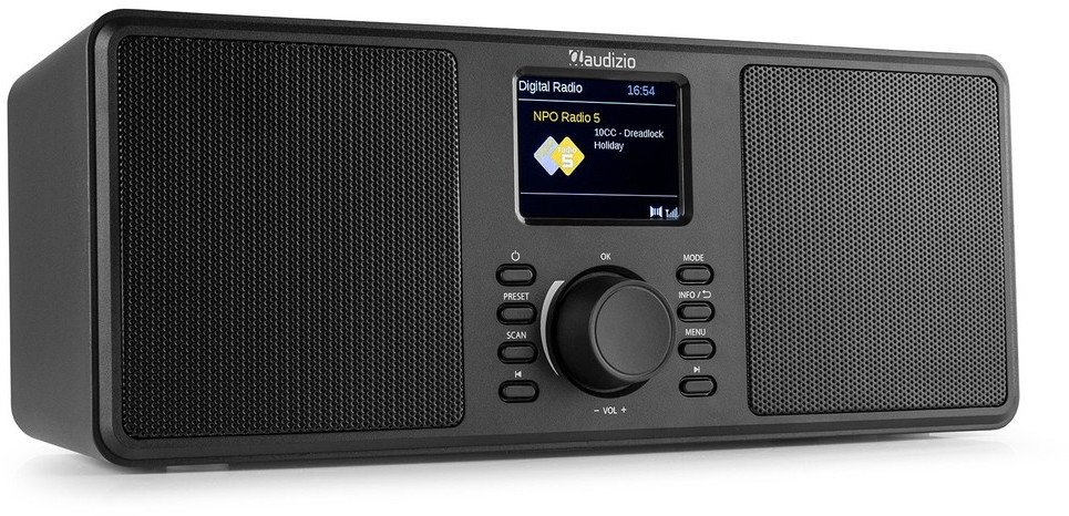 Stereofoniczne radio Monza 102.420 Audizio DAB+ czarne one size