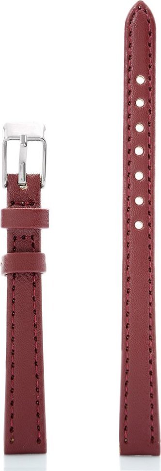 Jordan Kerr Pasek Jordan Kerr - bordowy - srebrna zapinka - 8mm