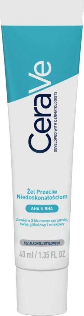CeraVe Żel do twarzy przeciw niedoskonałościom AHA & BHA 40ml
