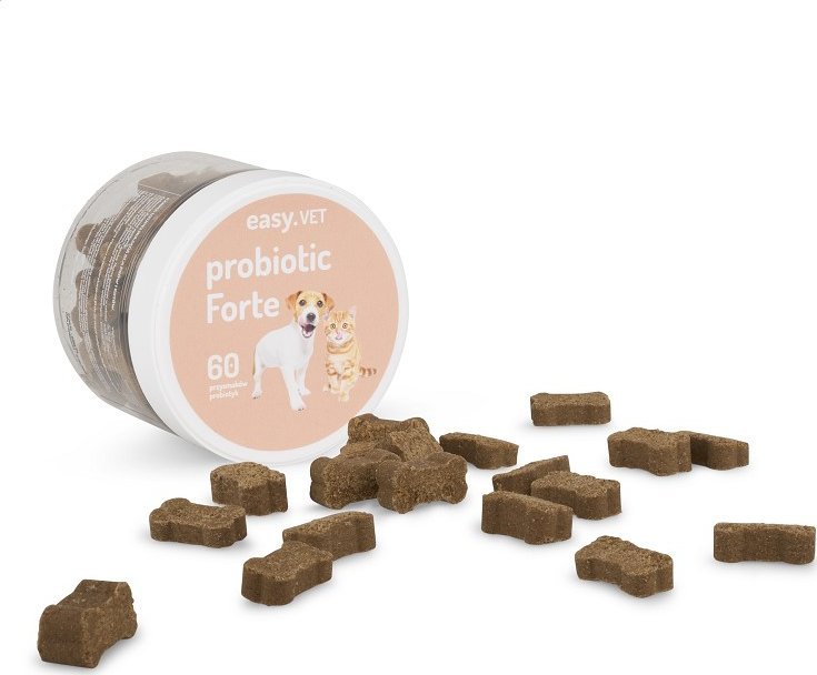 Easy.VET Smaczki funkcjonalne Probiotic forte dla psów i kotów 180g
