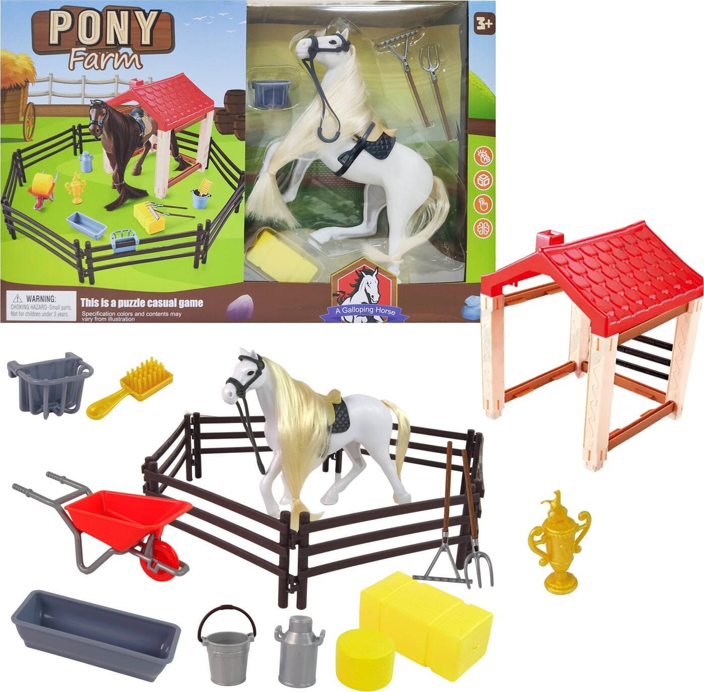 Figurka Trifox KOŃ Z AKCESORIAMI