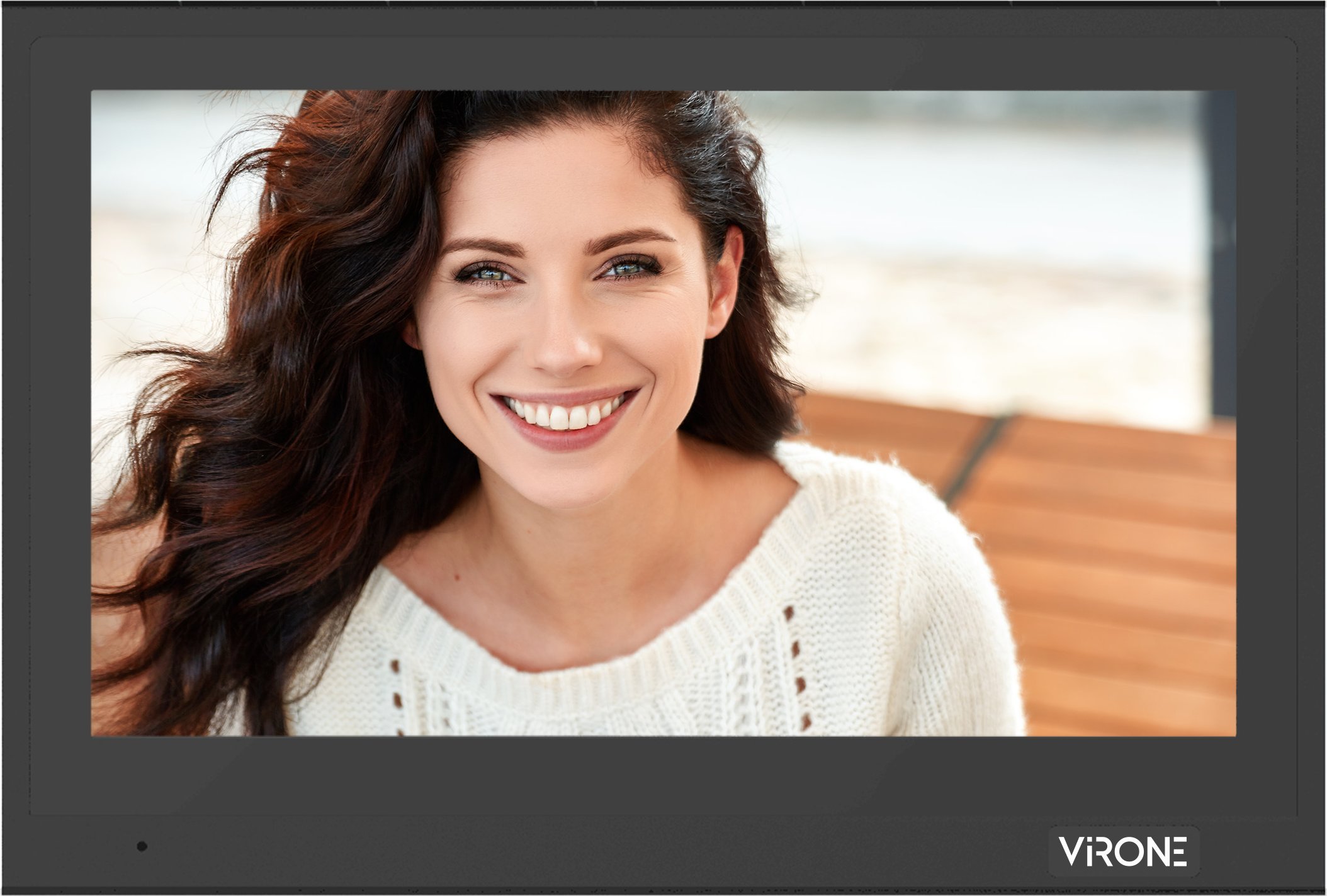 Orno Kolorowy wideo monitor 10" z darmową aplikacją na telefon do zarządzania komunikacją wewnętrzną i zewnętrzną, funkcją nagrywania filmów i obrazów