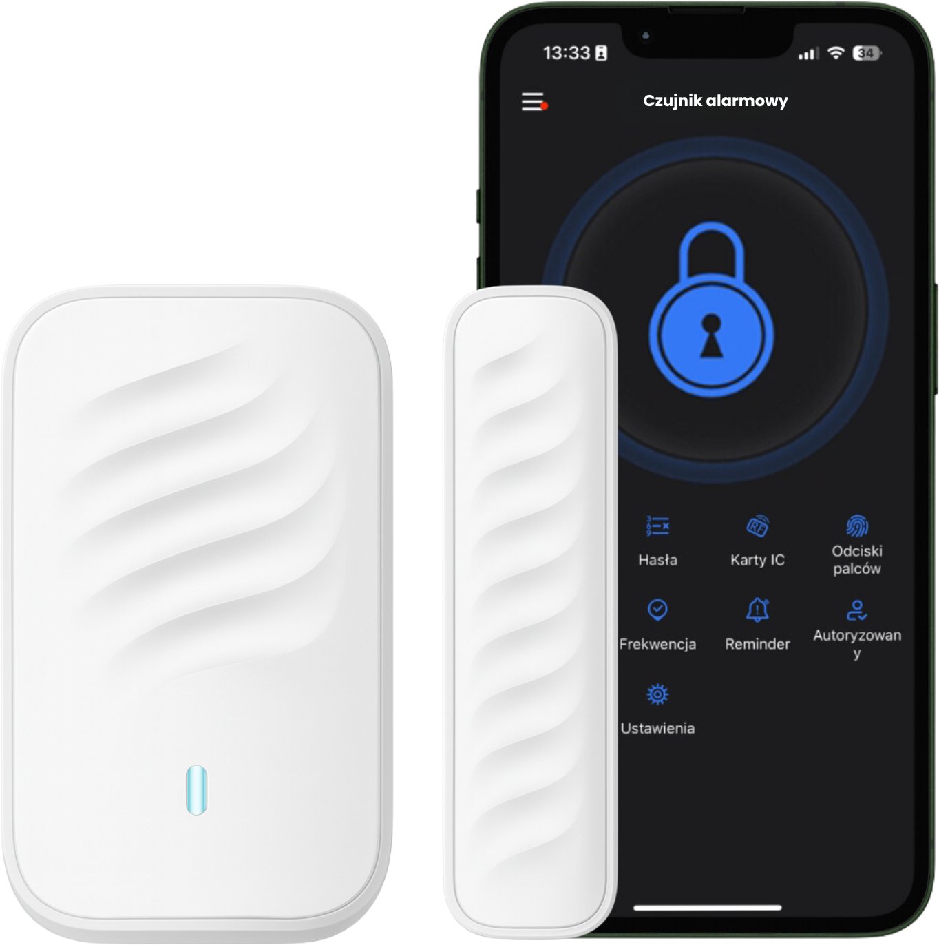 CZUJNIK OTWARCIA DRZWI FURTKI KONTAKTRON TTLOCK SYSTEMY KONTROLI DOSTĘPU