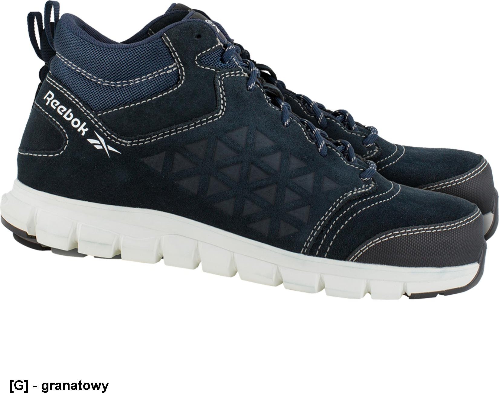 Reebok BREEBOK-1035 S3 SRC - REEBOK - półbuty bezpieczne ib1035s1p excel light, wodoodporna skóra, podnosek aluminium, antypoślizgowa podeszwa EVA XL