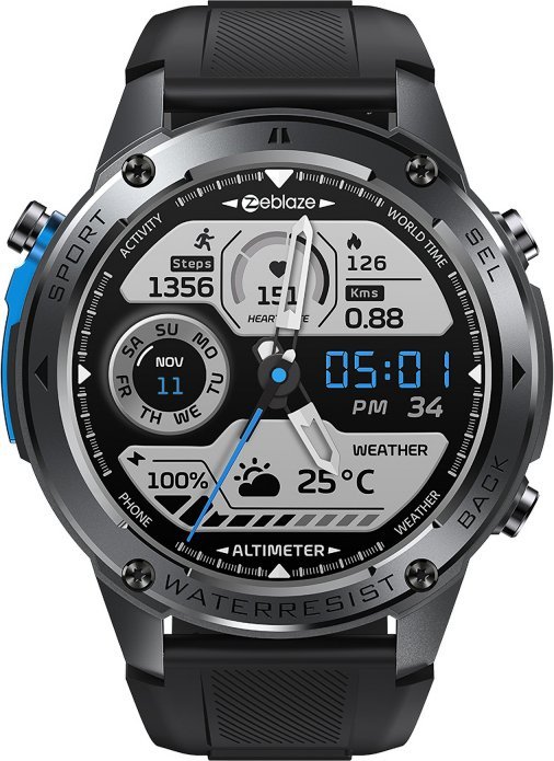 Smartwatch Zeblaze Stratos 2 Ultra Czarny (ZB4515)