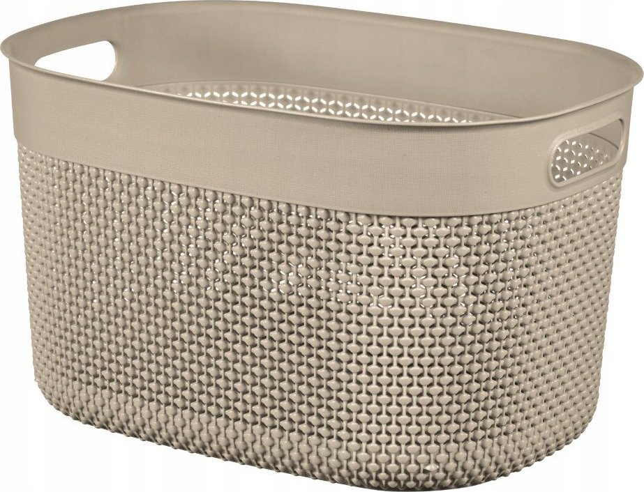 Kadax Curver Pudełko Koszyk 18L Pojemnik Beżowy Eko