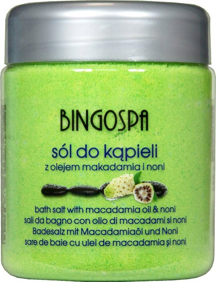 BingoSpa Sól do kąpieli olej macadamia i noni 580g