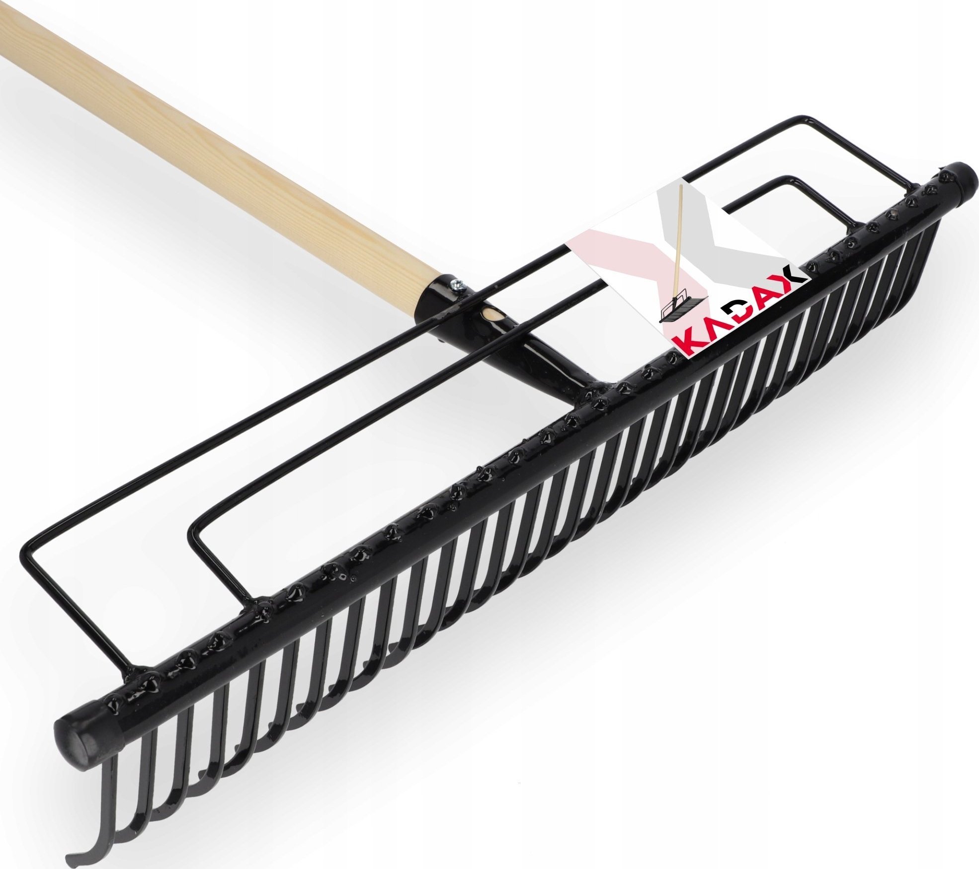 Kadax Grabie Metalowe Utwardzane Z Trzonkiem Do Trawy