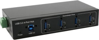 Exsys EXSYS EX-11224HMVS 4-portowy metalowy HUB USB 3.2 Gen 1 z chipsetem VIA VL811+