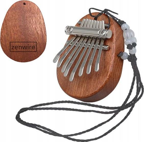 Zenwire Mini Kalimba Drewniana Mahoń Kalimbka Zenwire K04